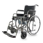 Medical Brace Αναπηρικό Αμαξίδιο 22" Μπάνιου Πτυσσόμενο Απλού Τύπου 42cm MB.W2007 Μαύρο Medical Brace Αναπηρικό Αμαξίδιο 22" Μπάνιου Πτυσσόμενο Απλού Τύπου 42cm MB.W2007 Μαύρο